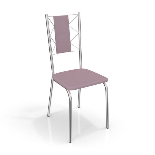 Conjunto com 4 Cadeiras Lisboa Cromada 4C076 Kappesberg