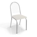 Conjunto com 4 Cadeiras Noruega Cromada 4C077 Kappesberg