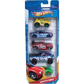 Conjunto com 5 Carrinhos Hot Wheels Mattel Sortidos