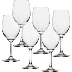 Conjunto com 6 Taças de Vinho em Cristal Rome 455ml