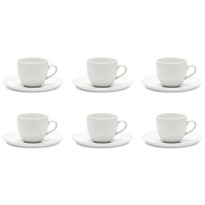 Conjunto com 6 Xícaras para Chá Coup White EM21-4812 Oxford