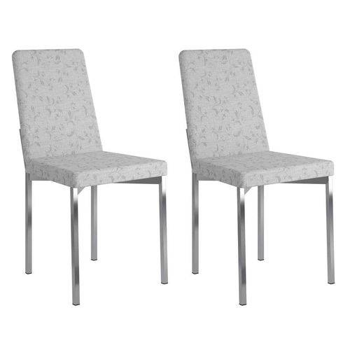 Tamanhos, Medidas e Dimensões do produto Conjunto com 2 Cadeiras Ariel Fantasia Branco