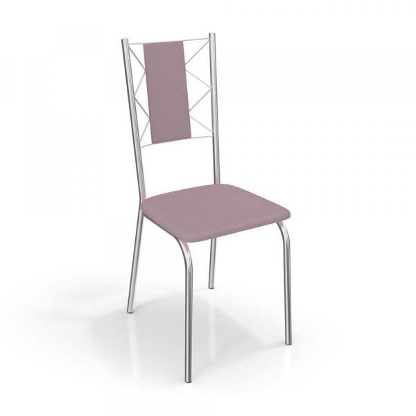 Conjunto com 2 Cadeiras Lisboa Cromada 2C076 Kappesberg