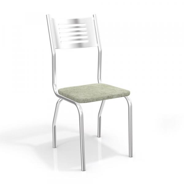 Conjunto com 2 Cadeiras Munique Cromada 2C047 Kappesberg