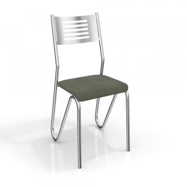 Conjunto com 2 Cadeiras Nápoles Cromada 2C045 Kappesberg