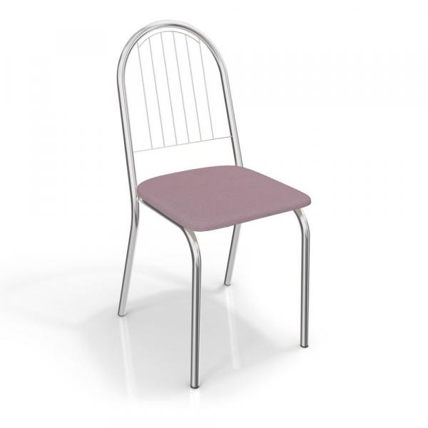 Conjunto com 2 Cadeiras Noruega Cromada 2C077 Kappesberg