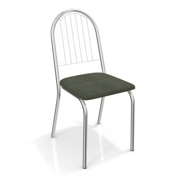 Conjunto com 2 Cadeiras Noruega Cromada 2C077 Kappesberg