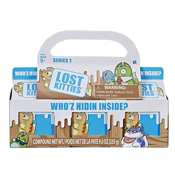 Conjunto com 3 Mini Figuras Surpresa - Lost Kitties - Hasbro