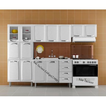 Conjunto Cozinha Premium 3 Peças IPLDV-D Branco - Itatiaia - Itatiaia