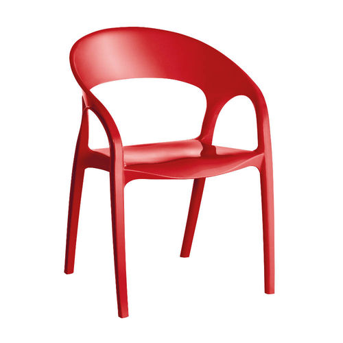 Conjunto de 4 Cadeiras Uz Glass Plus Uz4004 Vermelho se