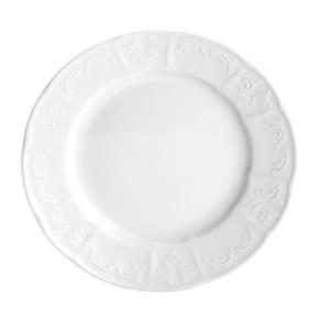 Conjunto de 6 Pratos de Porcelana para Sobremesa Didon Wolff - Branco