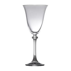 Conjunto de 6 Taças de Vinho Tinto em Vidro Alexandra Bohemia - Transparente