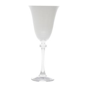 Conjunto de 6 Taças de Vinho Tinto em Vidro Alexandra Branco Bohemia - Transparente