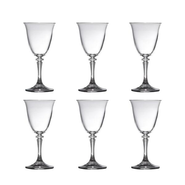 Conjunto de 6 Taças para Vinho Branco Kleopatra 250ml - Bohemia