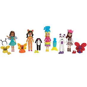 Conjunto de Bonecas - Polly Pocket Festa a Fantasia - Fantasias de Animais - Mattel
