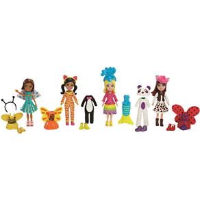 Conjunto de Bonecas Polly Pocket Mattel Fantasias Divertidas