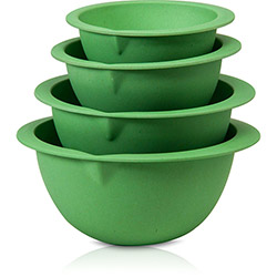 Conjunto de Bowls Bambu 4 Peças Verde - La Cuisine