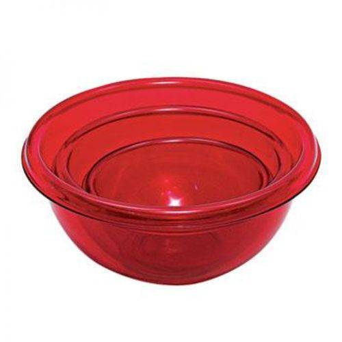 Tudo sobre 'Conjunto de Bowls Incasa Acrílico Vermelho SA0004B - 3 Peças'