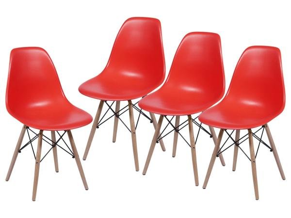 Conjunto de Cadeira 4 Peças - Inovakasa Itália Eames