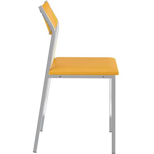 Conjunto de 2 Cadeiras 1709 Napa – Carraro - Amarelo Ouro