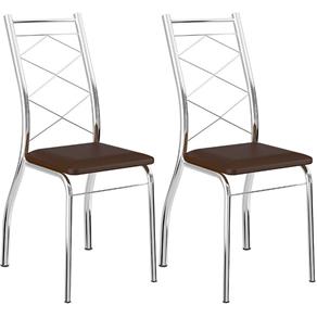 Conjunto de 2 Cadeiras 1710 Napa – Carraro - Bege