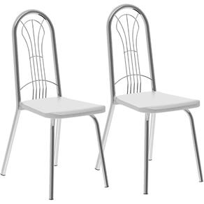 Conjunto de 2 Cadeiras 1716 Napa Carraro - Branco