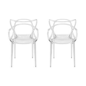 Conjunto de 2 Cadeiras Allegra - Branco