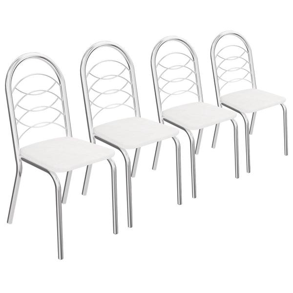 Conjunto de Cadeiras Holanda 4 Peças C009 Crome
