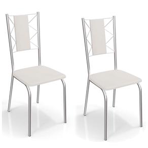 Conjunto de 2 Cadeiras Kappesberg Lisboa - Branco