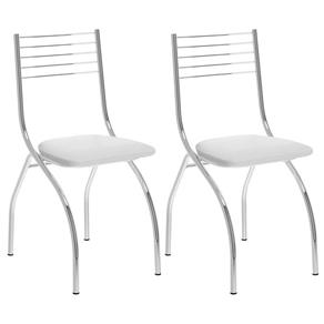 Conjunto de 2 Cadeiras Napa 146 – Carraro - Branco