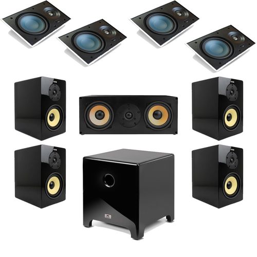 Tudo sobre 'Conjunto de Caixas de Som para Home Theater AAT 5.1.4 Dolby Atmos Preto'