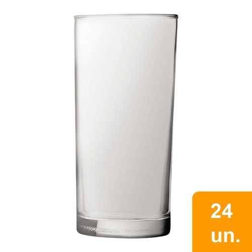 Conjunto de Copos 350ml Cylinder Long Drink 24 Peças - Nadir