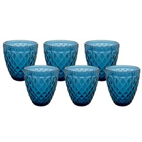 Conjunto de Copos de Drink Mimo Style Azul Verre - 6 Peças