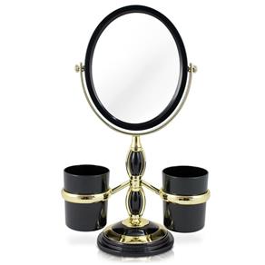 Conjunto de Espelho de Mesa - Preto - Jacki Design