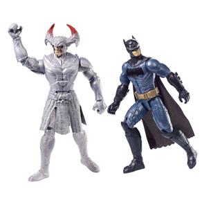 Conjunto de Figuras - 30 Cm - DC Comics - Liga da Justiça - Batman Vs Steppenwolf - Mattel