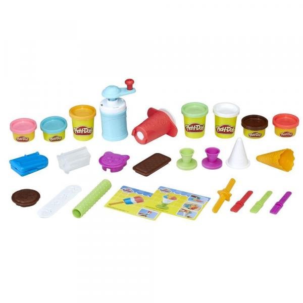 Conjunto de Massa de Modelar - Play-Doh - Delícias Geladas - Hasbro