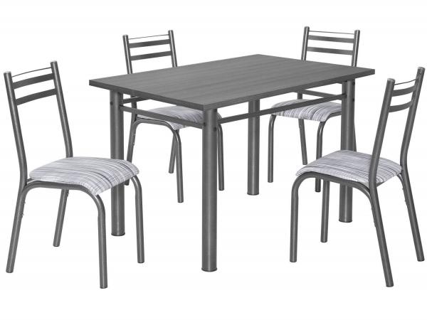 Conjunto de Mesa com 4 Cadeiras Ciplafe - Clássica Plaza