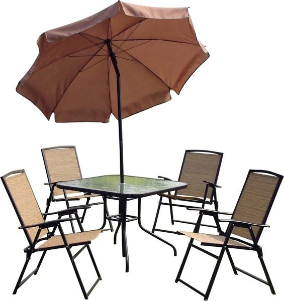 Conjunto de Mesa com 4 Cadeiras para Jardim Acapulco - Mor