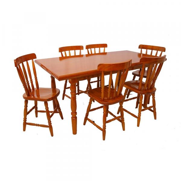 Conjunto de Mesa de Jantar Piratini com 6 Cadeiras
