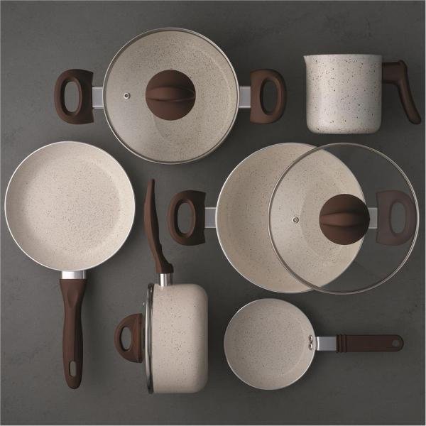 Conjunto de Panelas Ceramic Life Smart Plus 6 Peças Brinox 4791102