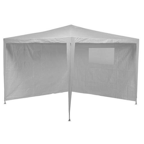 Conjunto de Paredes Gazebo Mor Ráfia 3x3 M, 2 Peças, Branco