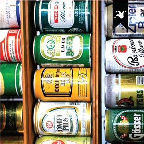 Conjunto de Porta Copos Latas de Cerveja 2301320036863 - 4 Peças