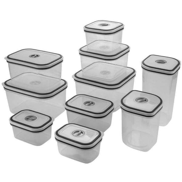 Conjunto de Potes Herméticos de Plástico Electrolux 10 Unidades - Electroluz