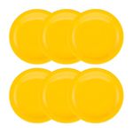 Conjunto de Pratos Rasos 26 Cm 6 Peças Yellow - Oxford