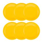 Conjunto De Pratos Rasos 26 Cm 6 Peças Yellow - Oxford
