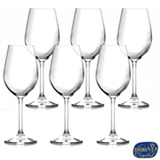 Conjunto de Taças para Vinho Branco em Crystalite de 350 Ml com 06 Peças - Bohemia - RJ5326