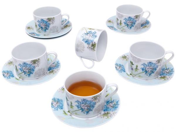 Tudo sobre 'Conjunto de Xícaras em Porcelana 12 Peças - Casambiente Tea Floral'