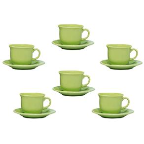 Conjunto de Xícaras para Chá Oxford Daily 200 ML em Cerâmica JM21-6012 - 6 Peças