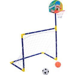 Conjunto 2 em 1 Basquete e Futebol - Brink+