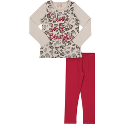 Conjunto Infantil Brandili Choose To Be Beautiful